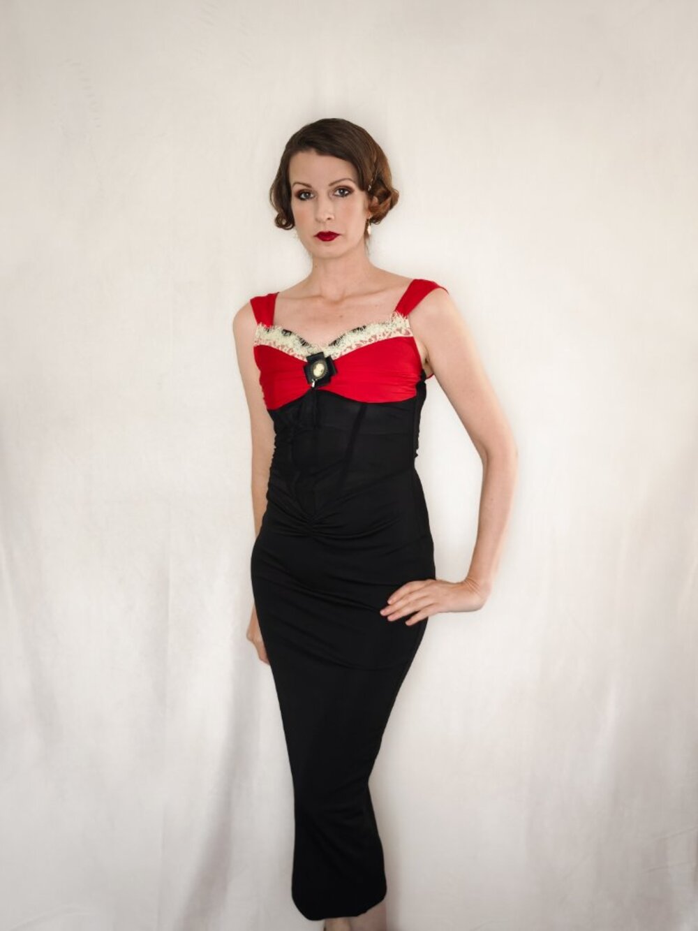 Weird Puss Applique Dress